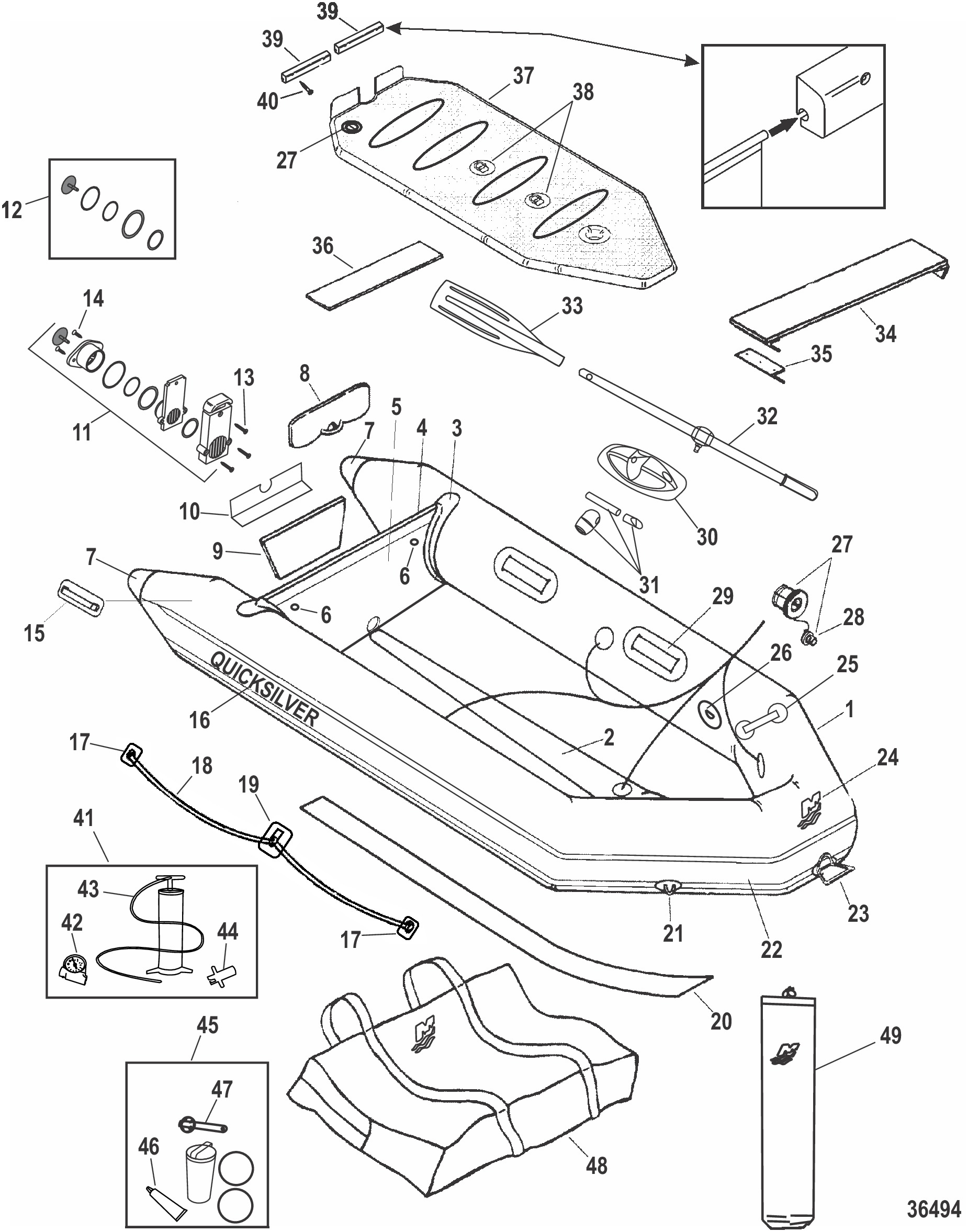 Схема узла Модели Air Deck Deluxe (Белый И Серый)