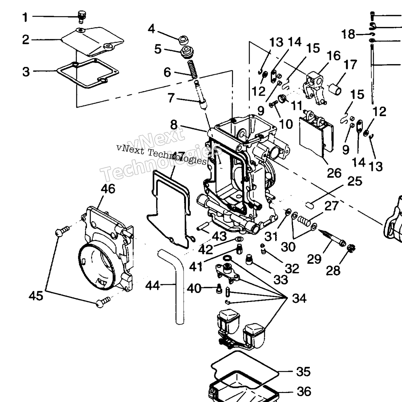 Схема узла Карбюраторы