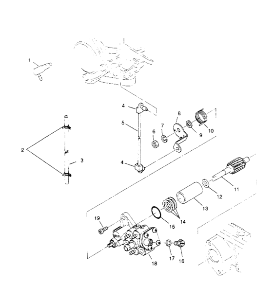 Схема узла Масляный Насос (Sl 750 B954070) Для Polaris Sl 750