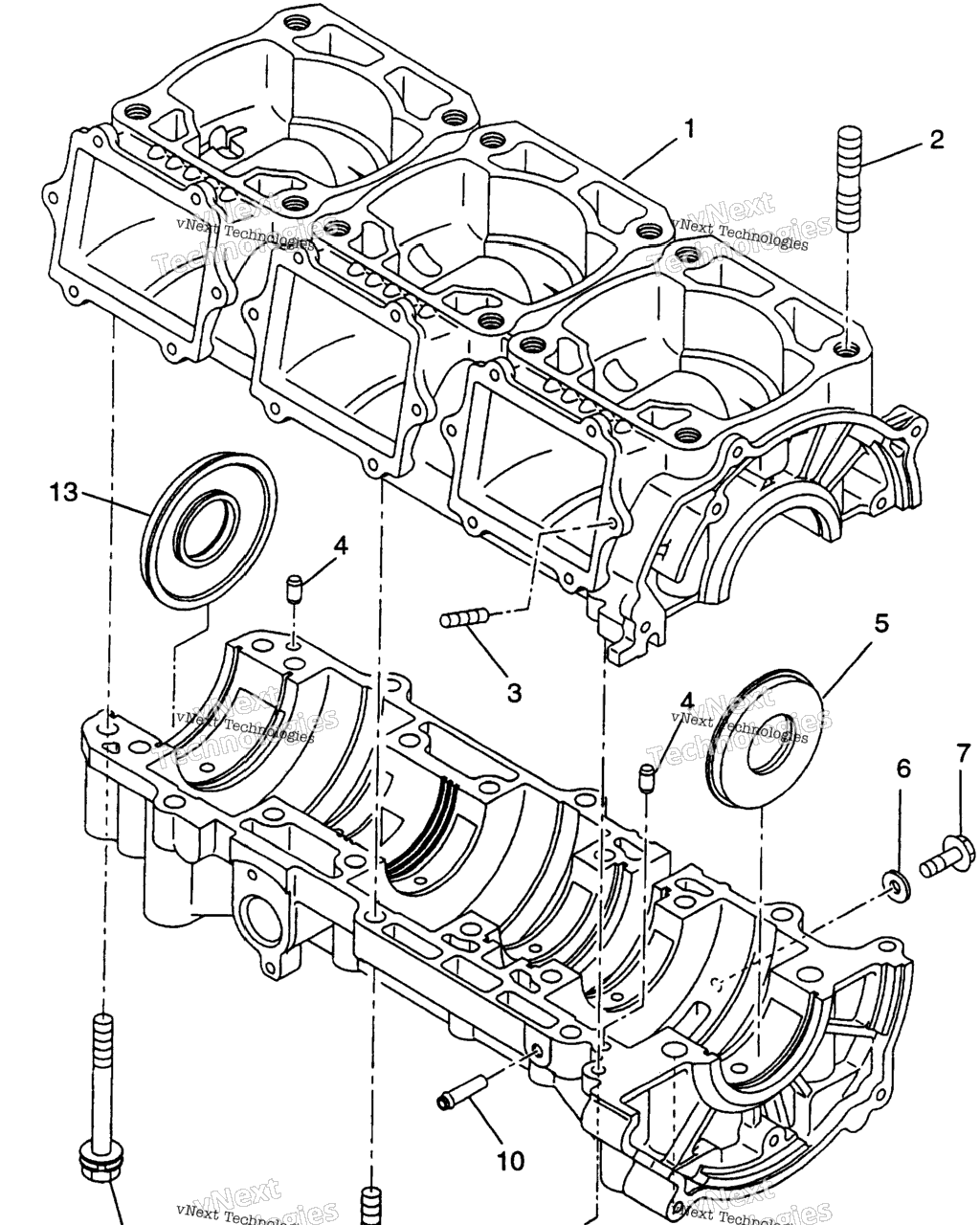 Схема узла Корпус Картера H975677