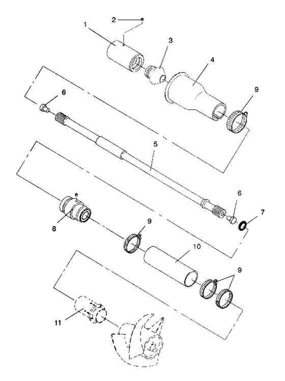Схема узла Drive System (Slt 750 B944170) Для Polaris Slt