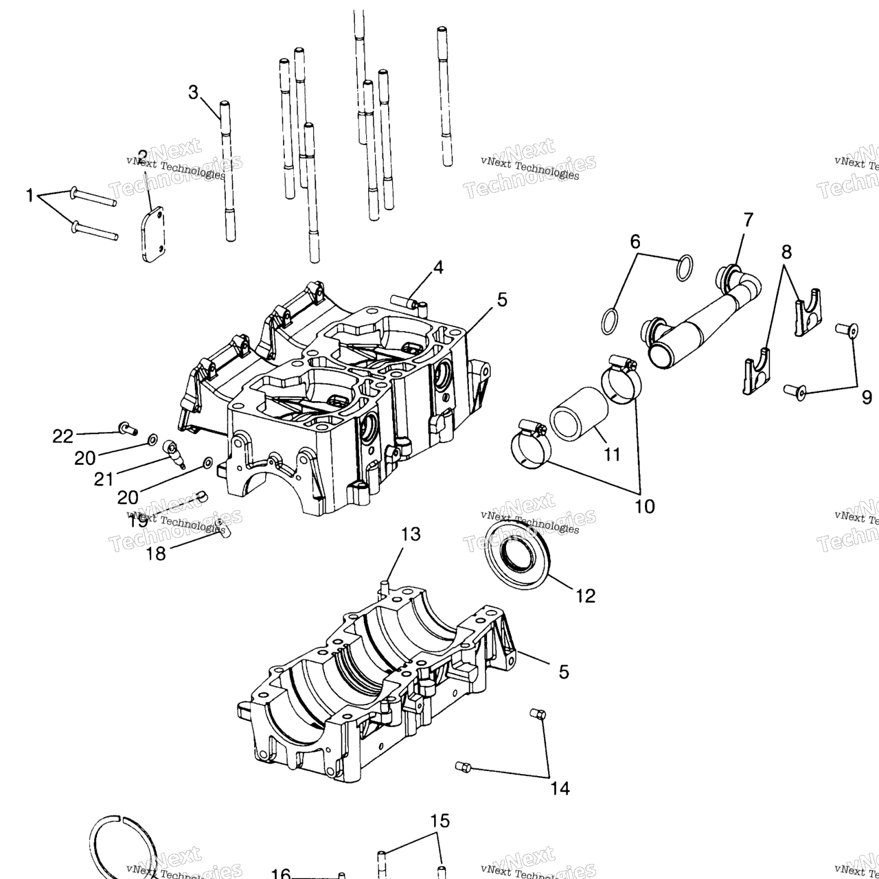 Схема узла Картер 700 Rmk 0970966 700 Sks И European 700 Sks E970566