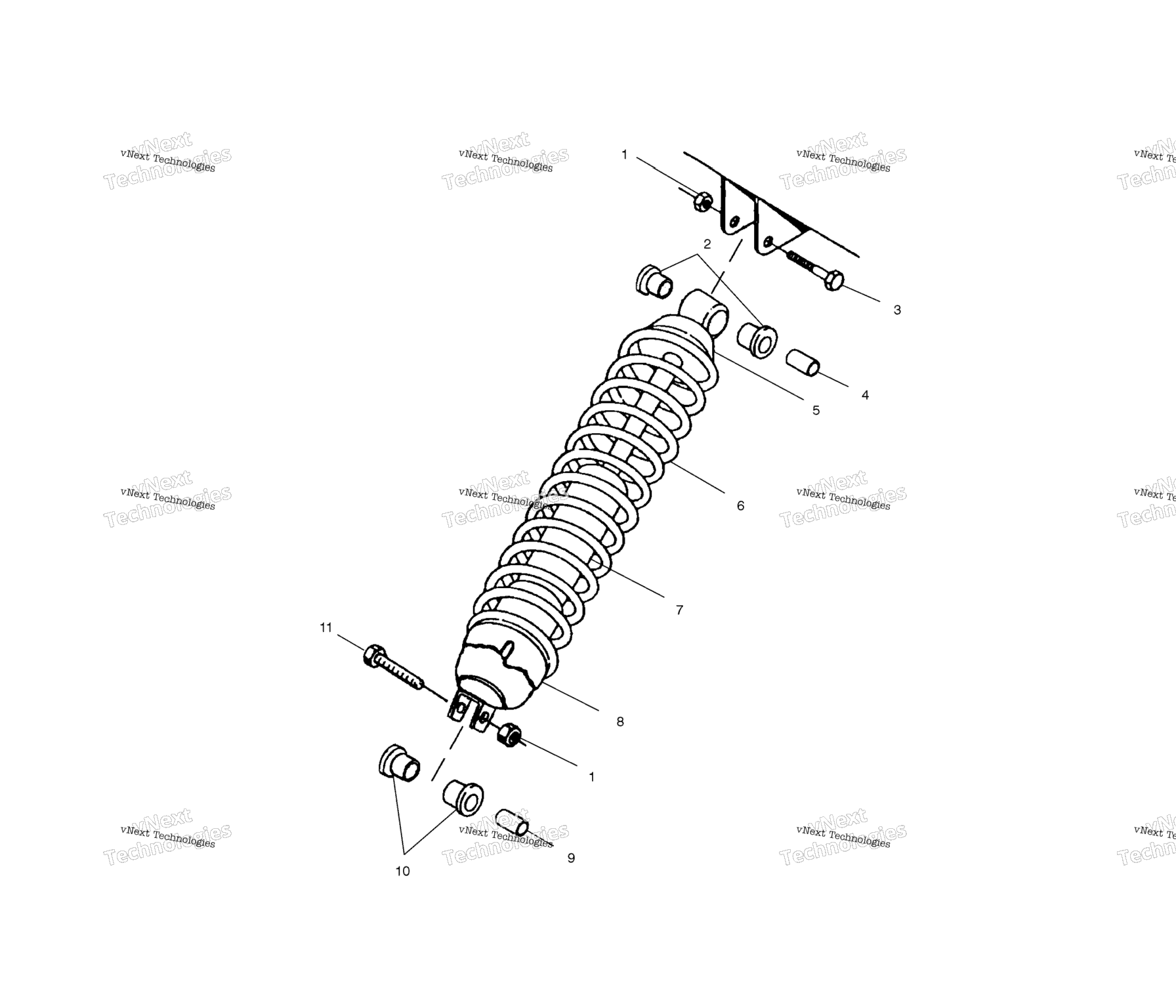 Схема узла Крепление Амортизатора A00Cb32Aa