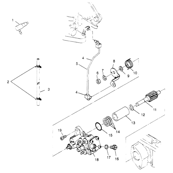 Схема узла Масляный Насос (Slx 780 B964287) Для Polaris Intl Slx 780