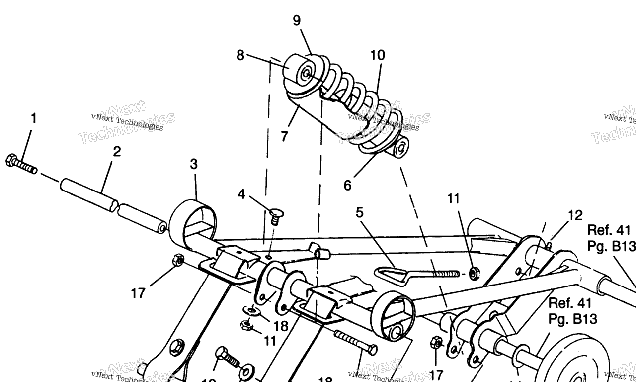Схема узла Передний Крутящий Рычаг Ultra Rmk 0960978