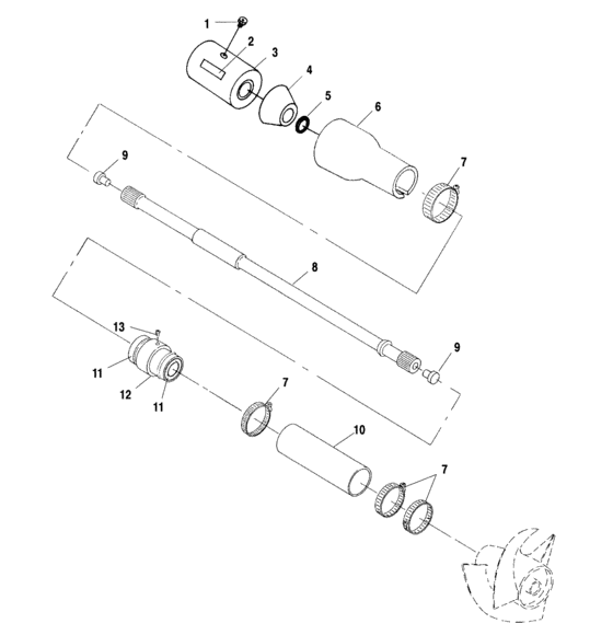 Схема узла Drive System (B994978) Для Polaris Pro 785