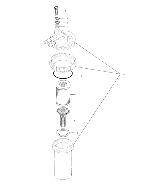 Схема узла Fuel/Water Separator (W005199I) Для Polaris Int\'l Virage Tx