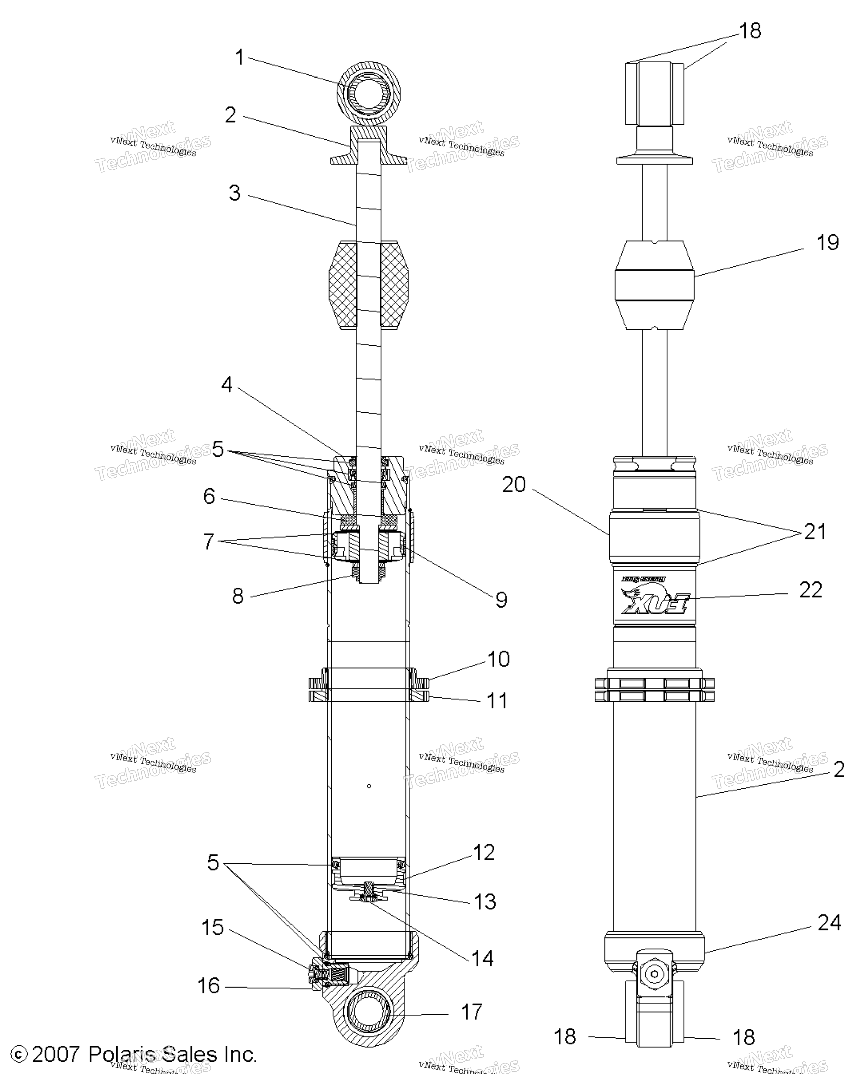 Схема узла Подвеска, Передний Амортизатор A08Gj52Aa/Ab