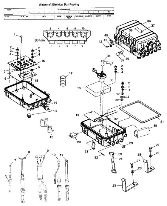 Схема узла Electrical Box (I984690) Для Polaris Slxh