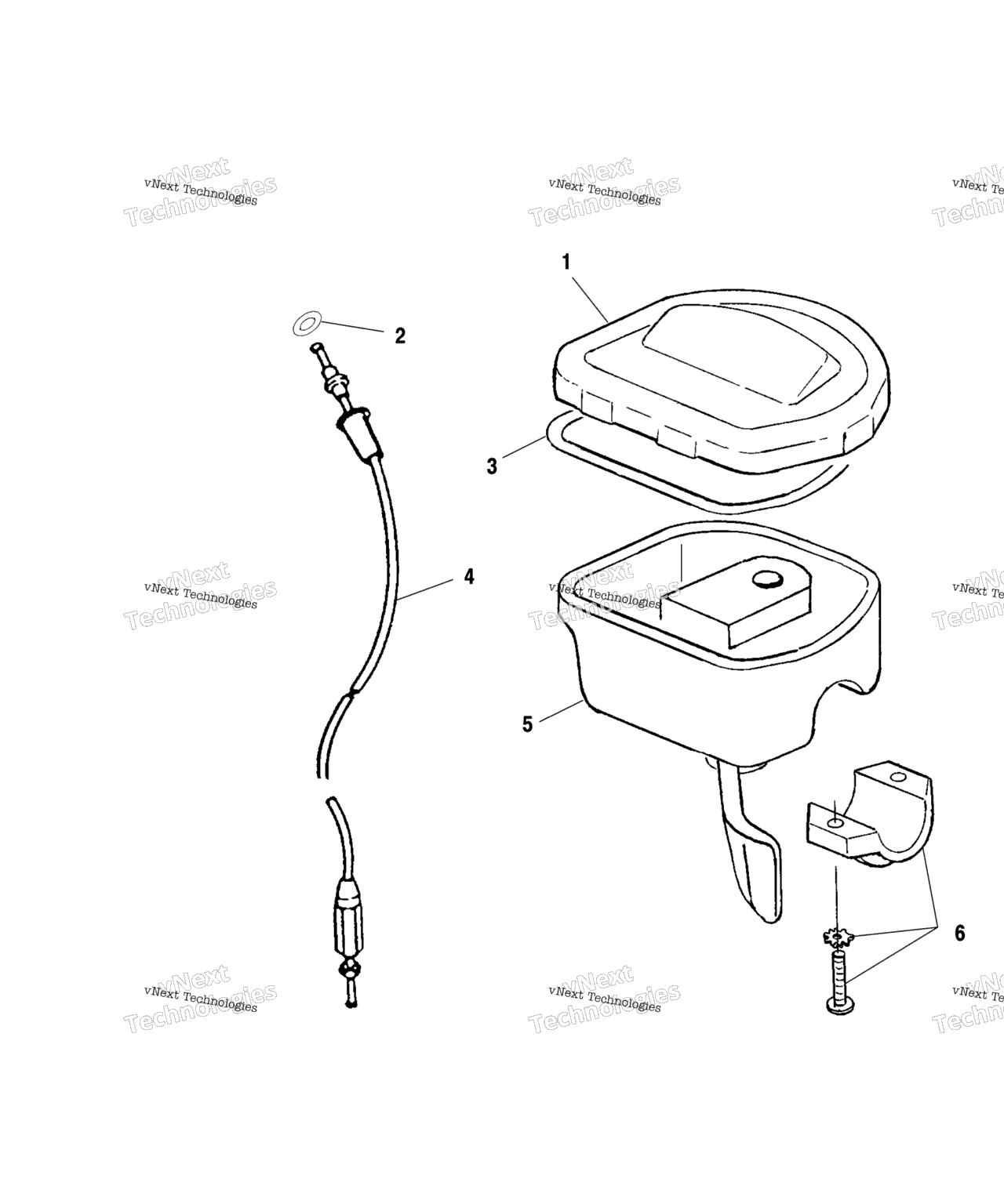 Схема узла Controls Throttle Asm./Cable A01Cb32Aa