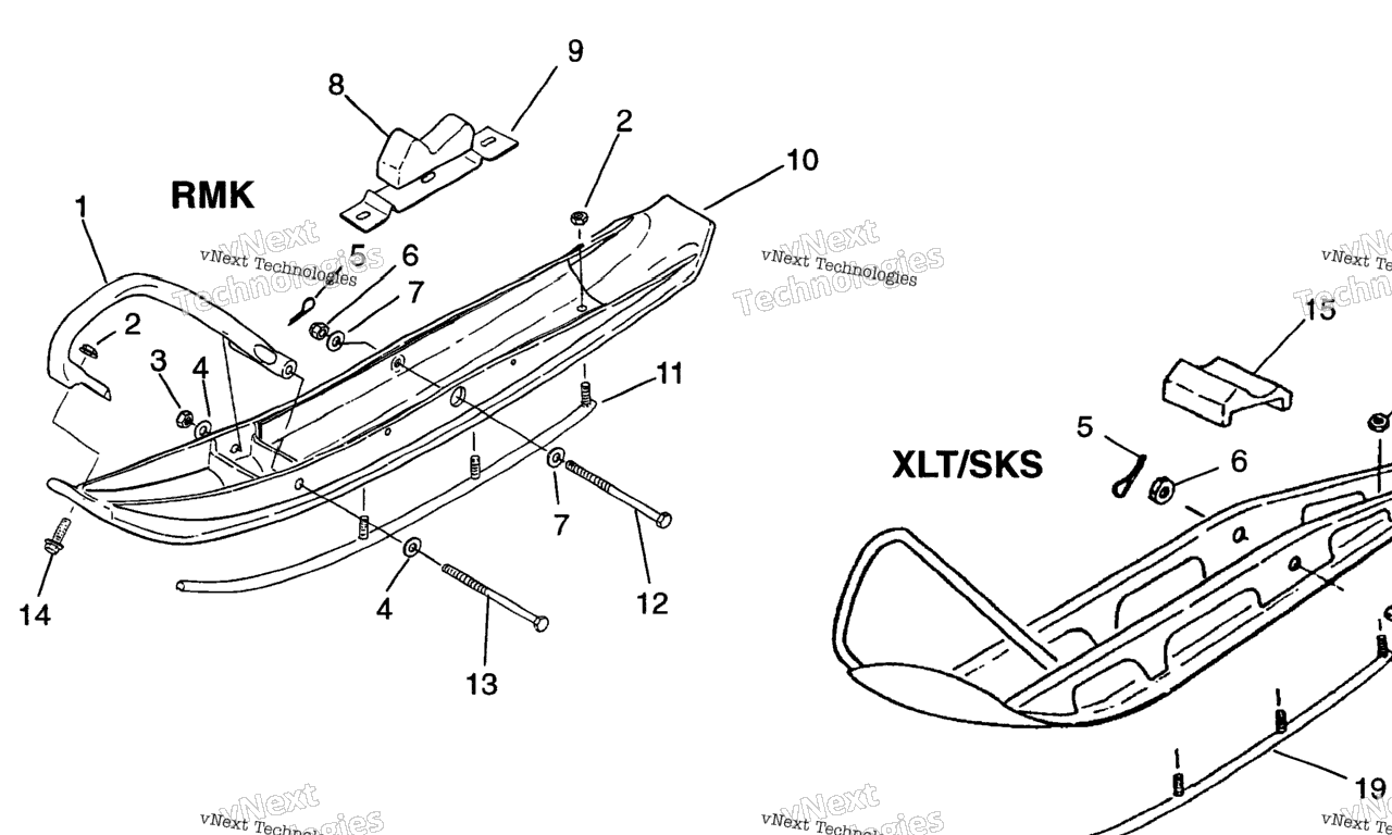 Схема узла Ски Xlt 0970756, Xlt Sks 0970556 И Xlt Rmk