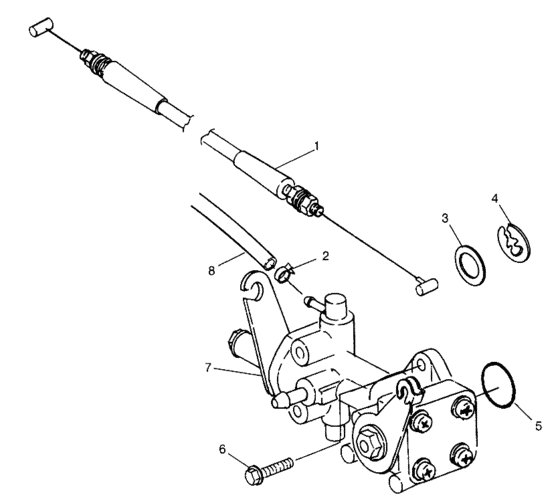 Схема узла Масляный Насос (Sl 700 B974071, Intl. Sl 700 I974071, Sl 700 Deluxe B974072 And In) Для Polaris Intl Sl 700 Deluxe