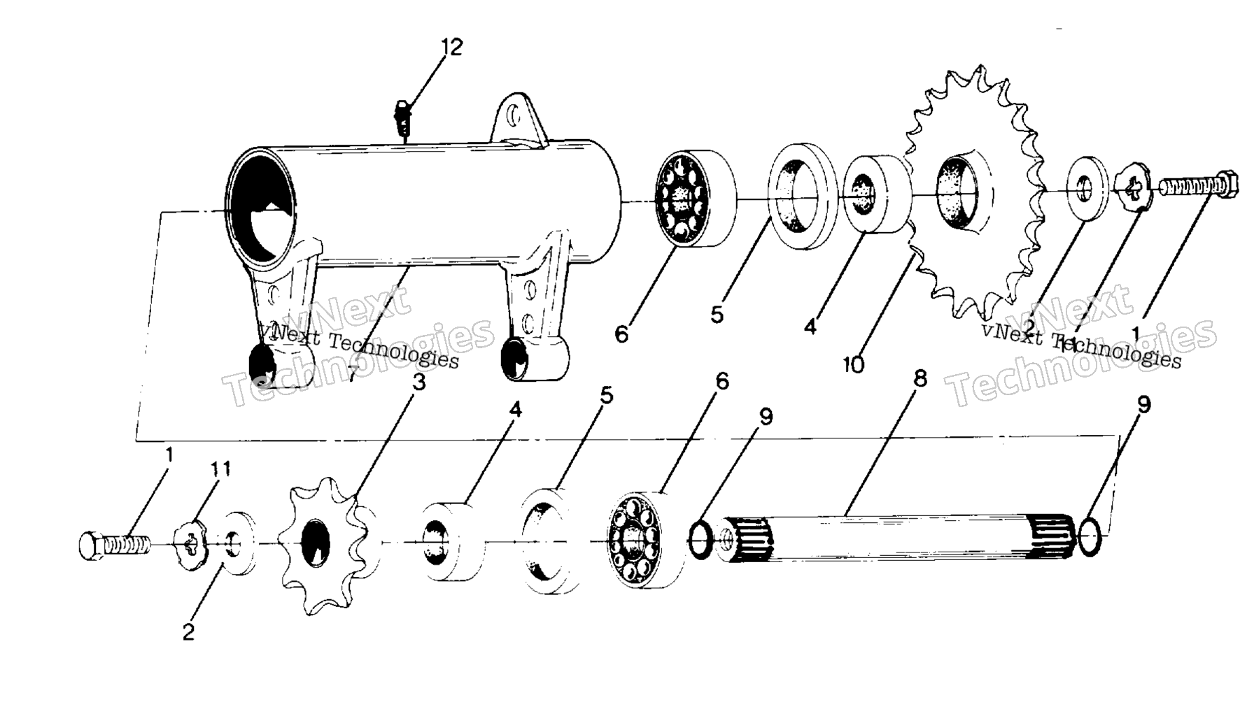 Схема узла Детали Сборки Переднего Привода Сборка Затягивания Центра Pn 1380001