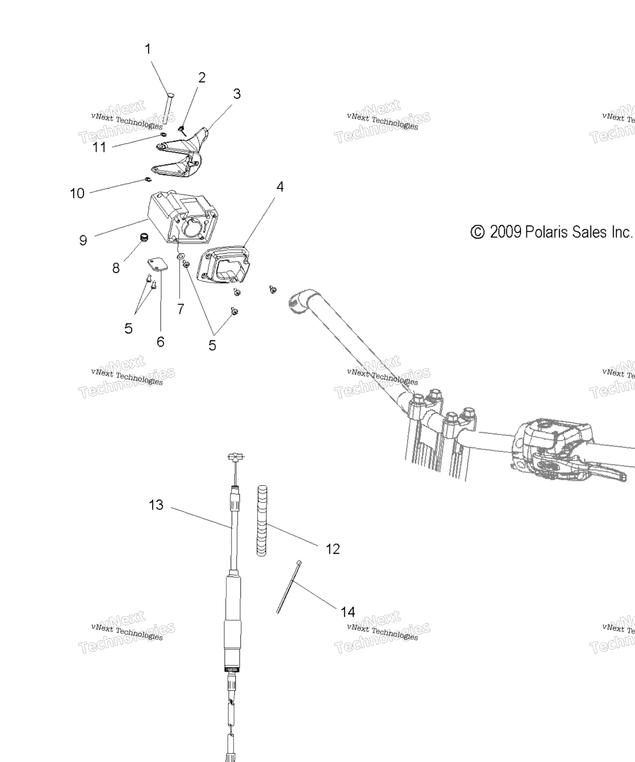 Схема узла Engine, Throttle Control Asm. All Options