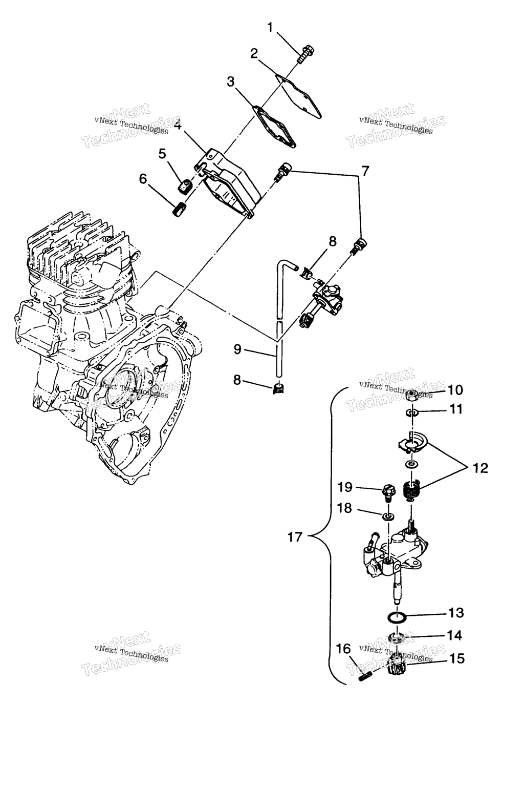 Схема узла Насос Масла Sport 400L W97Ba38C