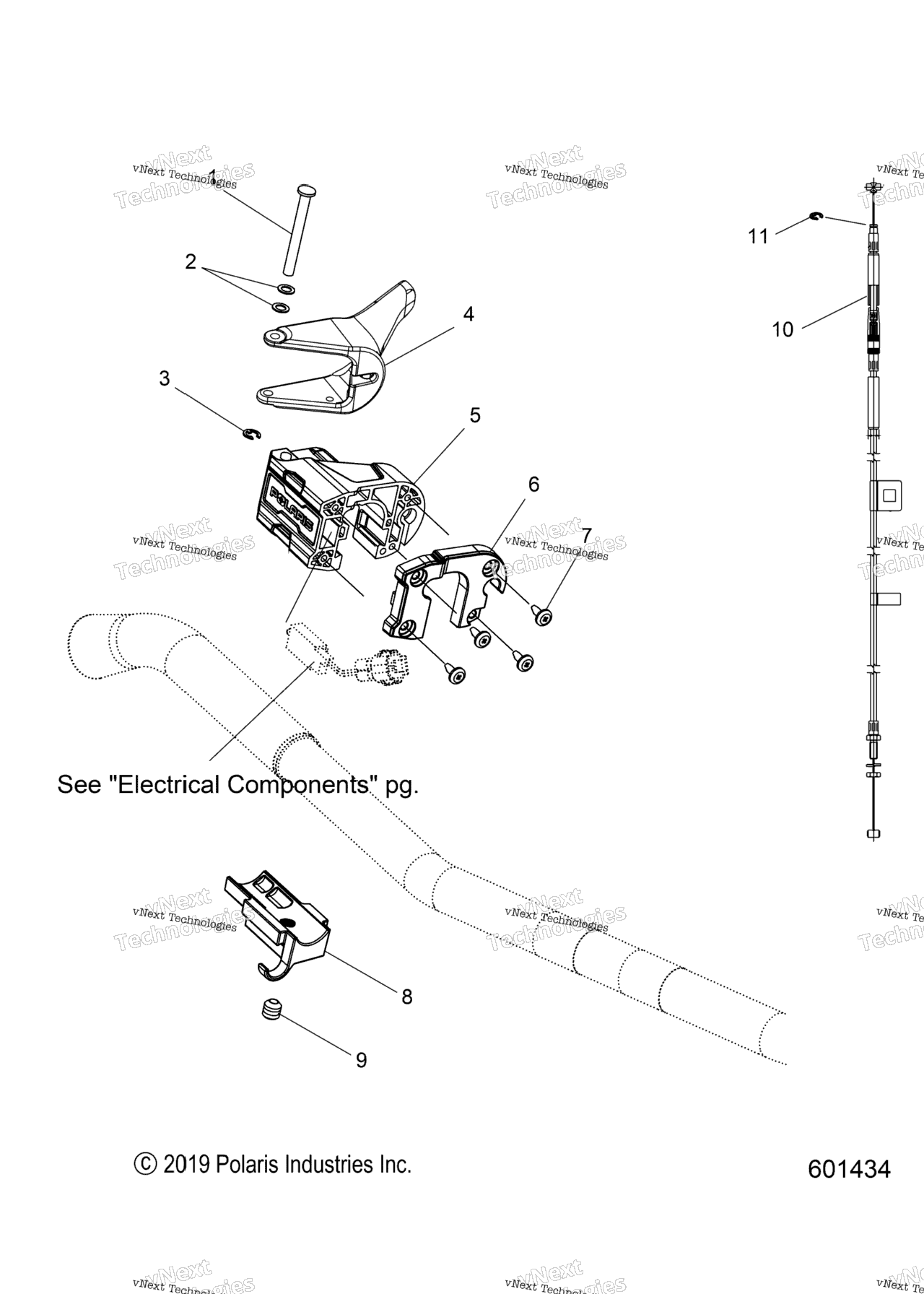 Схема узла Engine, Throttle Control Asm. All Options