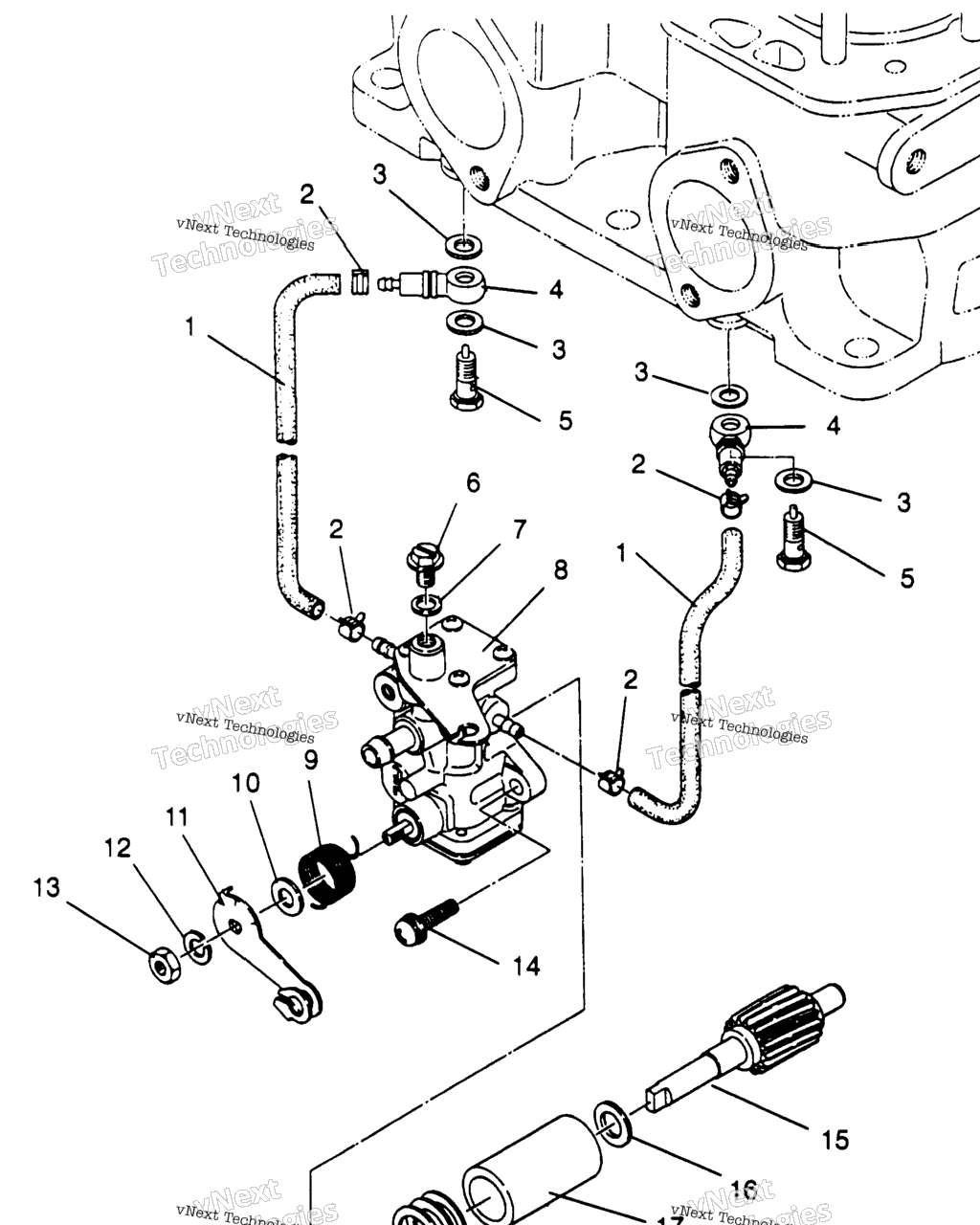 Схема узла Насос Масла 500 Efi Sks , 500 Efi Rmk 0962974 , & European 500 Efi Sks