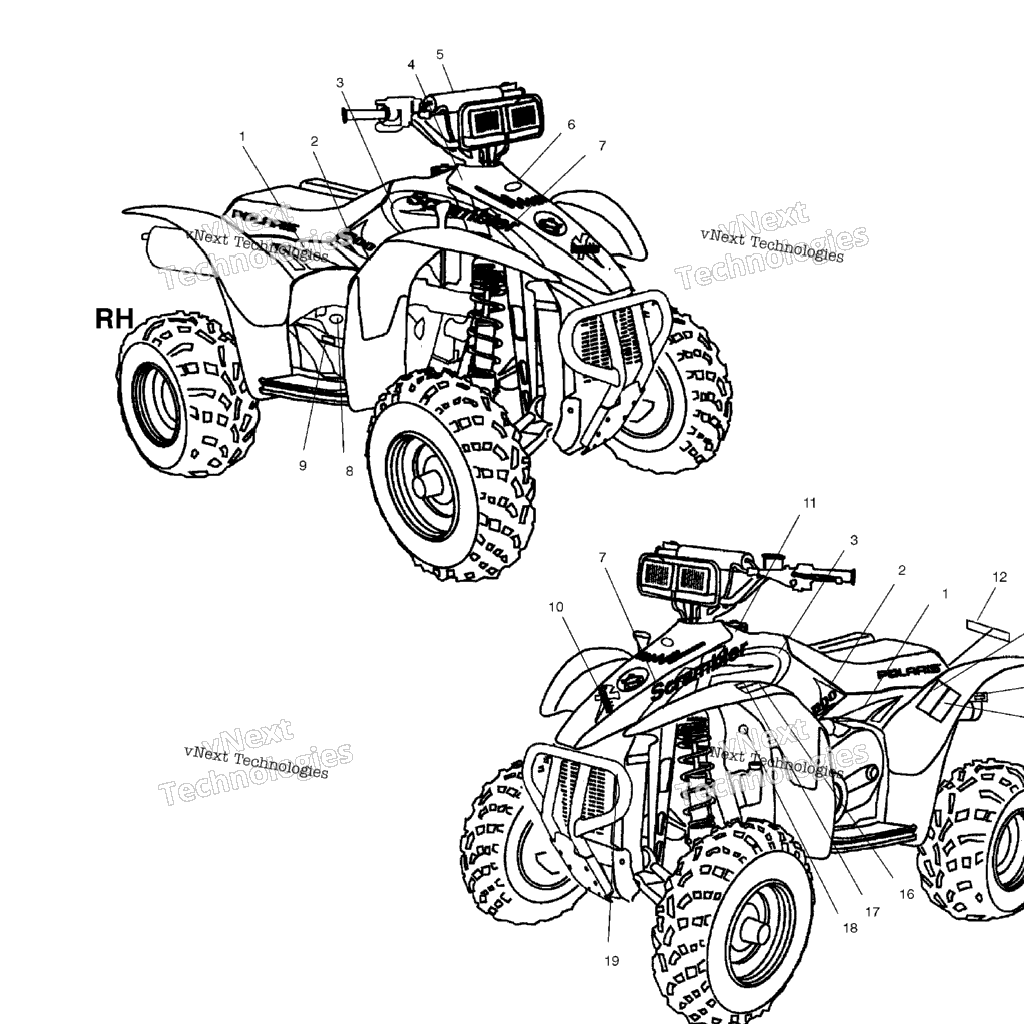 Схема узла Наклейки A02Ba50Ab