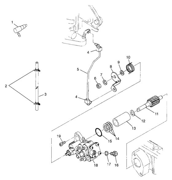 Схема узла Масляный Насос (Sl 780 B974088 And Intl. Sl 780 I974088) Для Polaris Intl Sl 780
