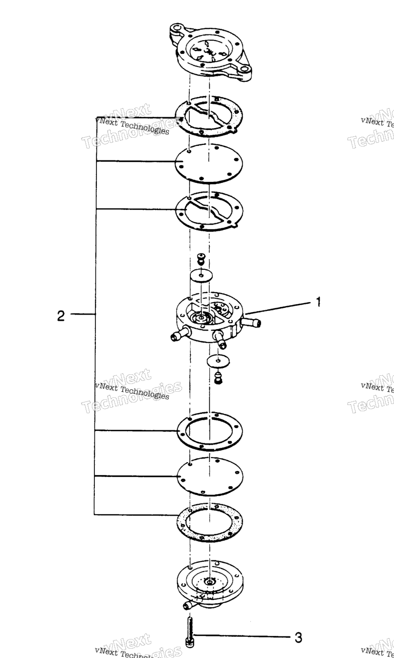 Схема узла Топливные Насосы 500 Carb 0962764 500 Carb Sks 0962564 500 Carb Sks