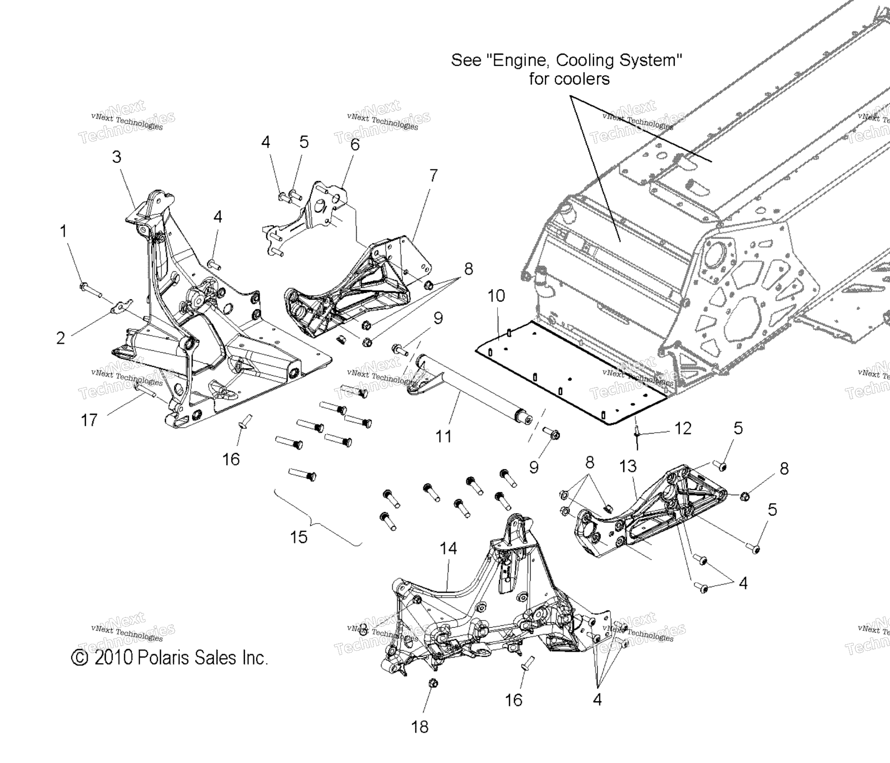 Схема узла Chassis, Bulkhead Asm. All Options