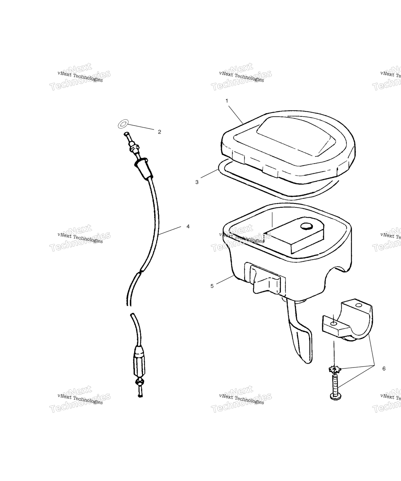 Схема узла Controls Throttle Asm./Cable A00Cd32Aa