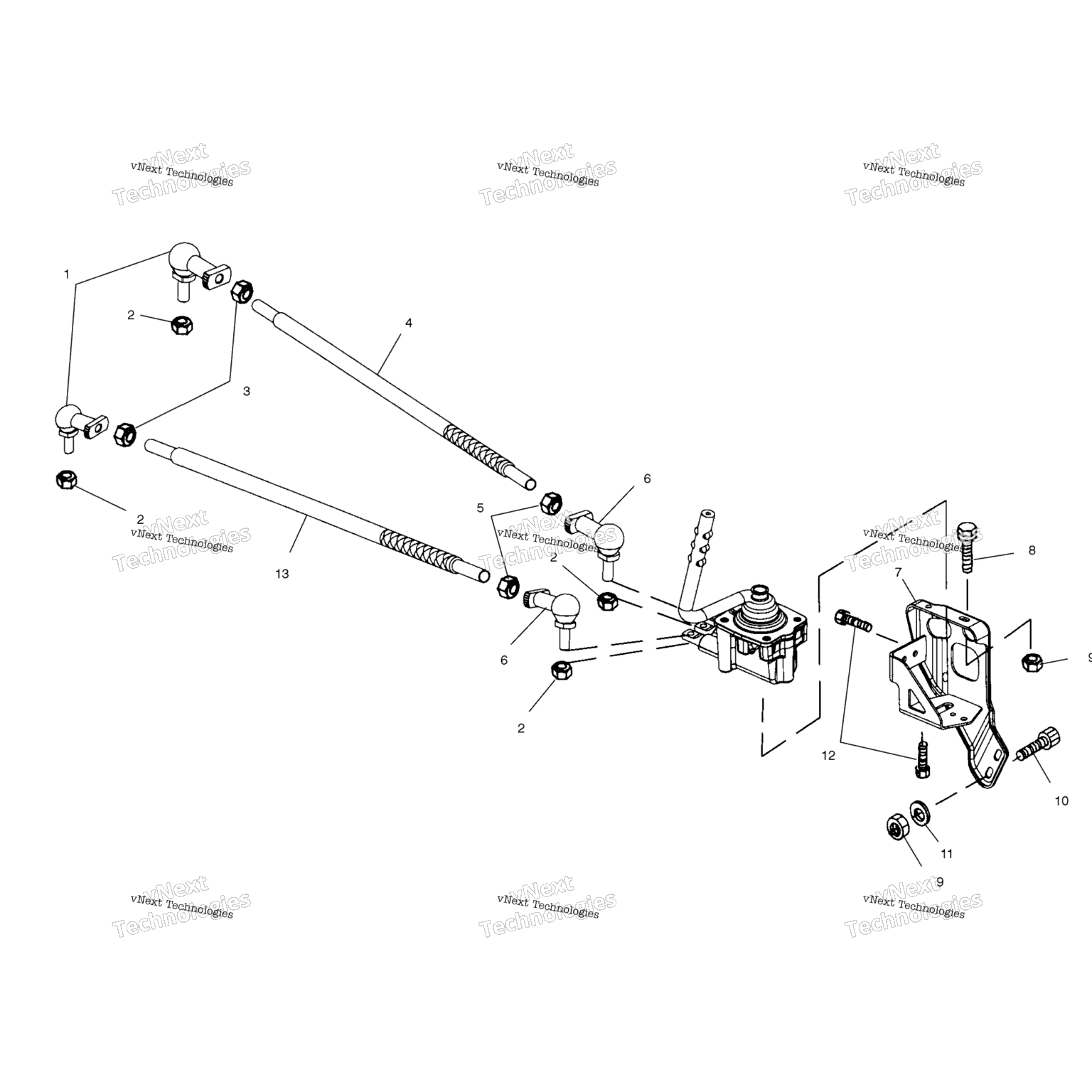 Схема узла Крепление Селектора Передач A02Cb32Aa/Ab/Fc