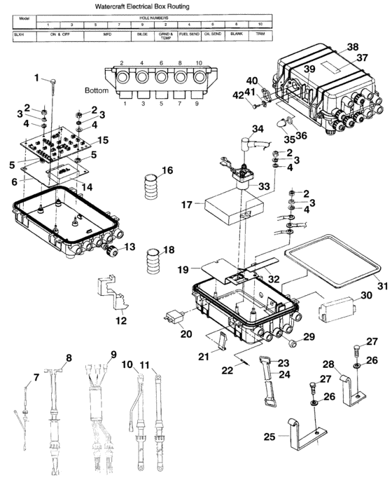 Схема узла Electrical Box (I994690) Для Polaris Intl Slx