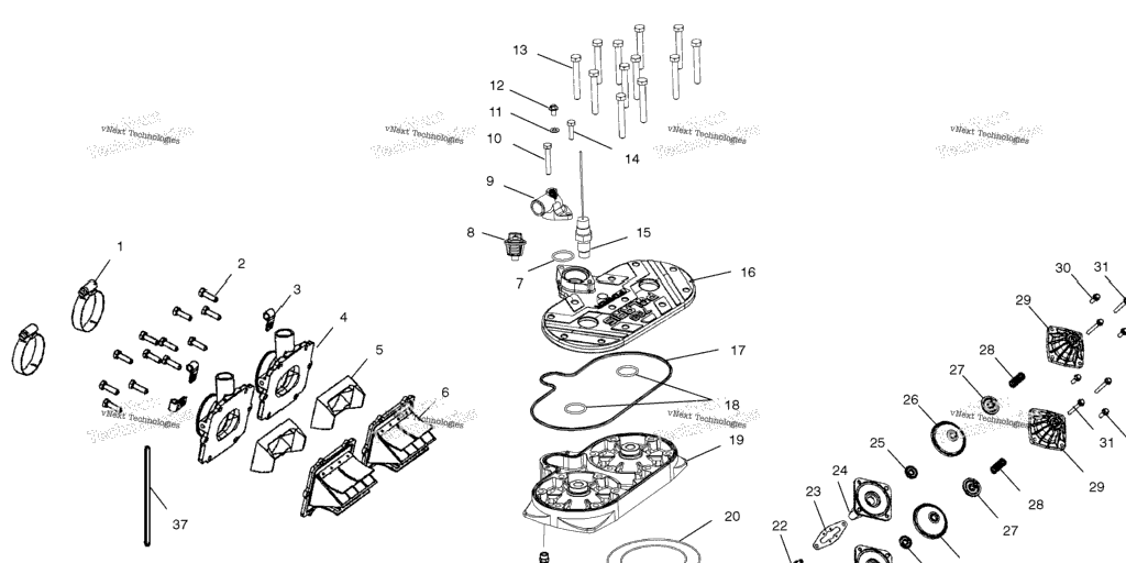 Схема узла Цилиндры