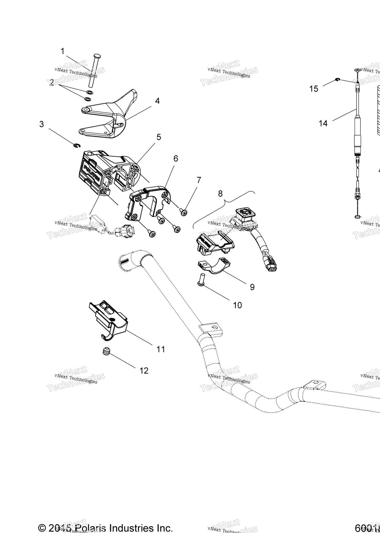 Схема узла Engine, Throttle Control Asm. All Options
