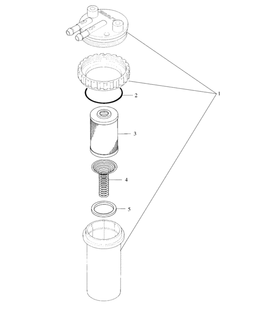 Схема узла Fuel/Water Separator (B994573) Для Polaris Intl Slth