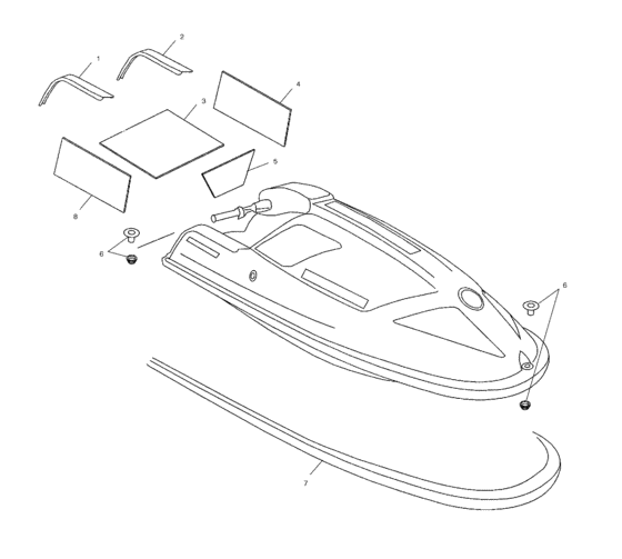 Схема узла Trim And Bumper (W035402Da) Для Polaris Octane