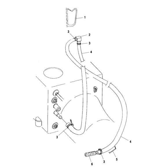 Схема узла Water Siphon (W015098D) Для Polaris Genesis I
