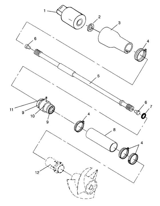 Схема узла Drive System (Slx 780 B964287 And Intl. Slx 780 I964287) Для Polaris Intl Slx 780