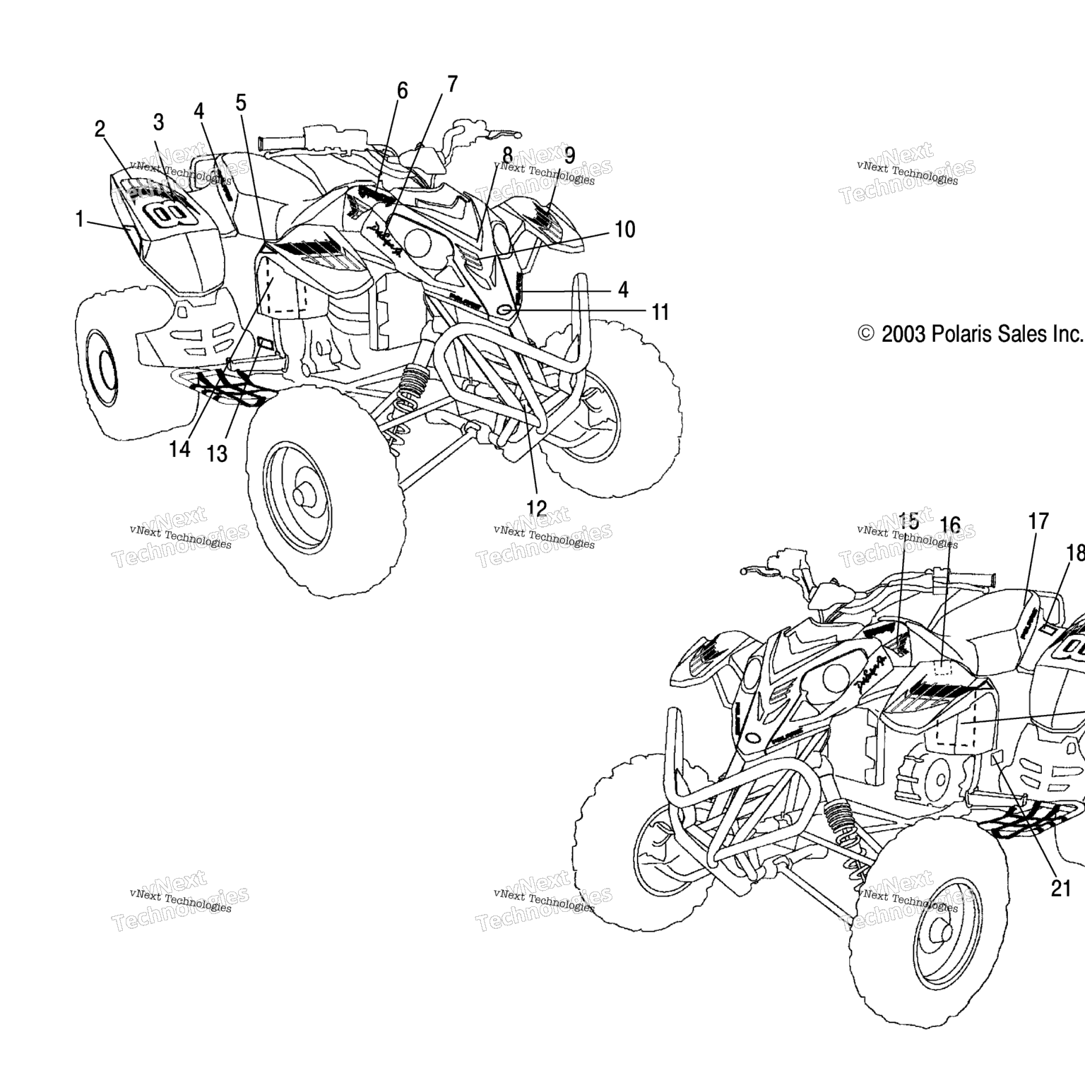 Схема узла Наклейки A04Gj50 (4986168616D11)
