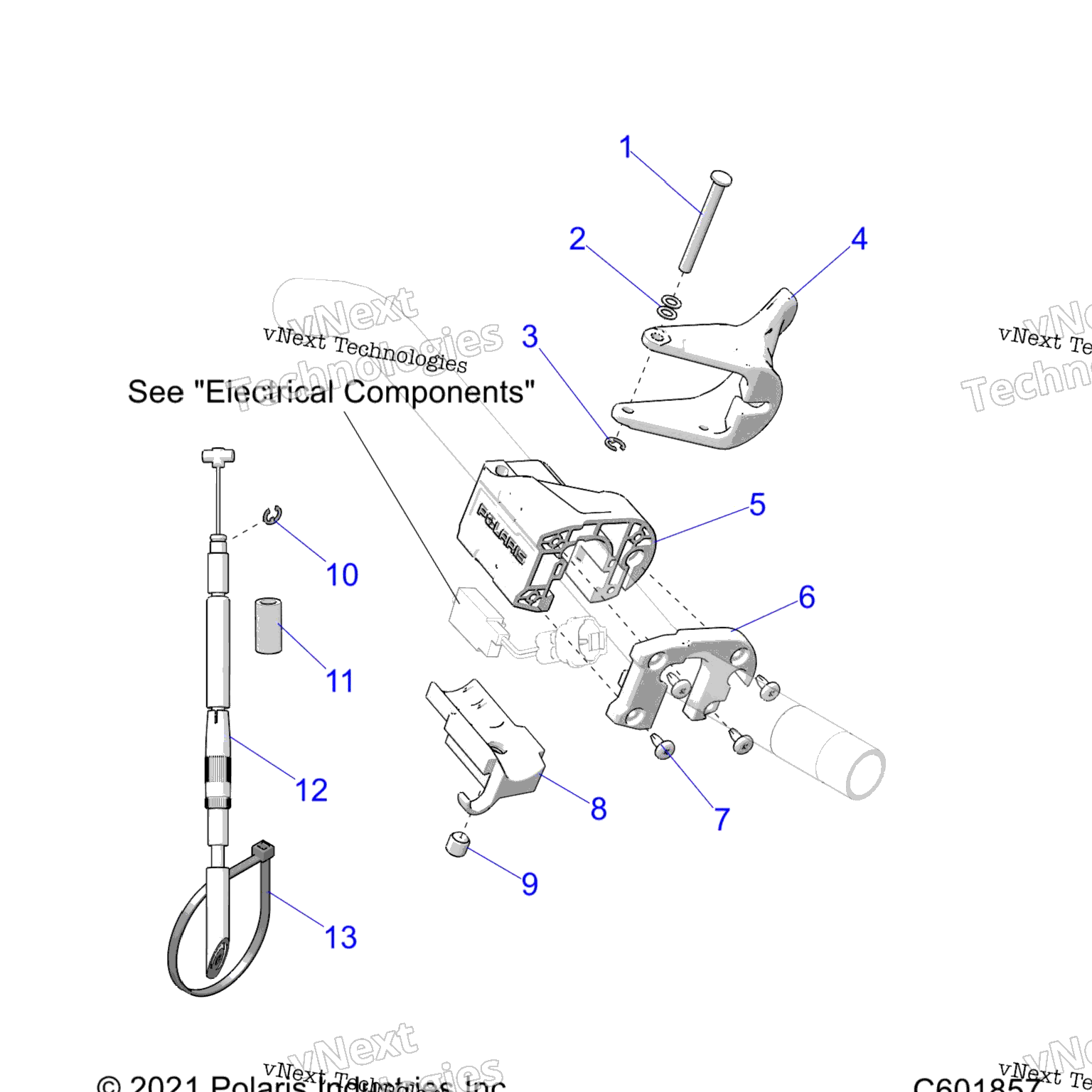 Схема узла Engine, Throttle Control Asm. All Options