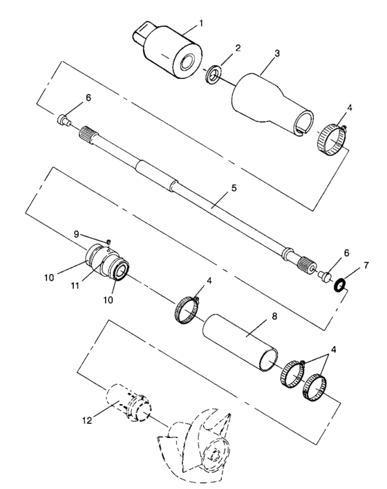 Схема узла Drive System (Sl 900 B964291 And Intl. Sl 900 I964291) Для Polaris Intl Sl 900