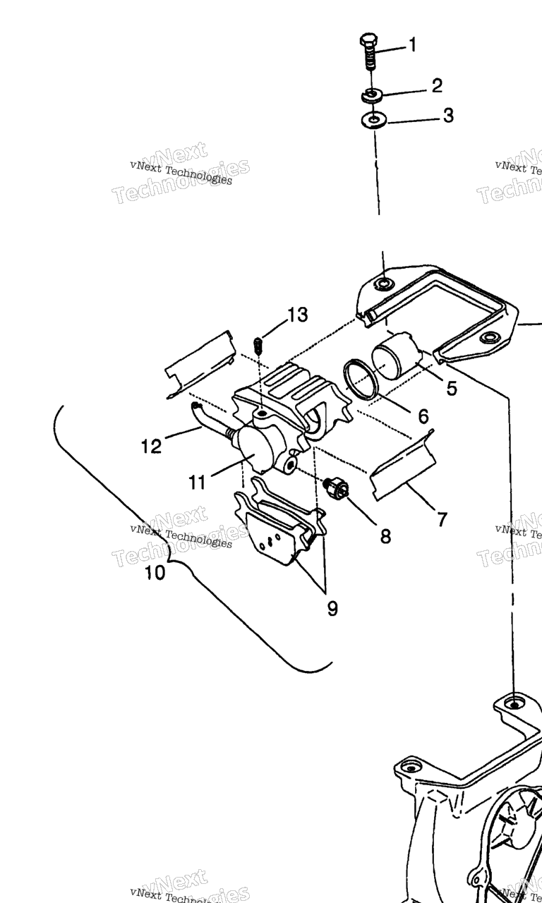Схема узла Тормоза
