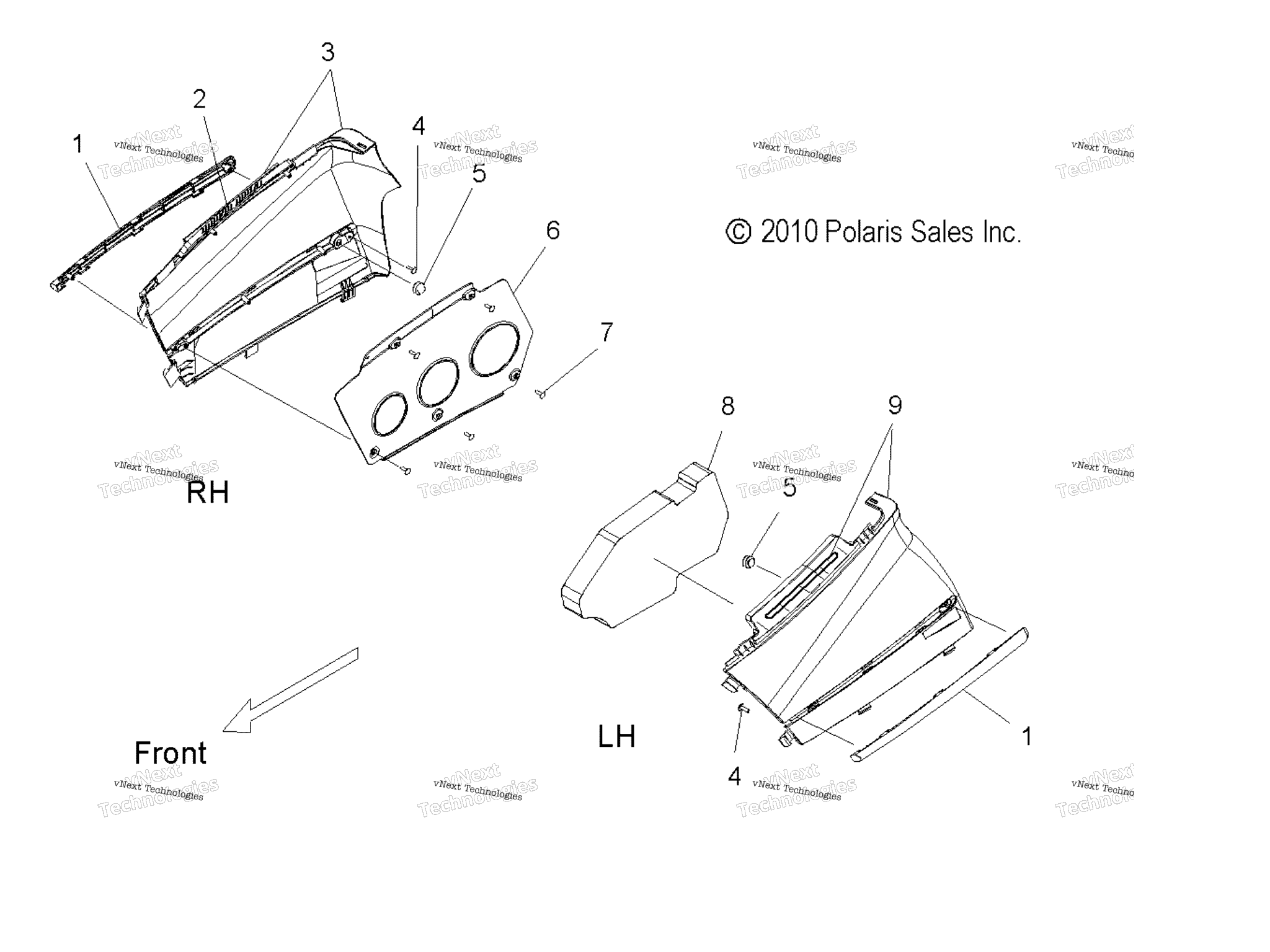 Схема узла Body, Side Panel Asm., Lh/Rh