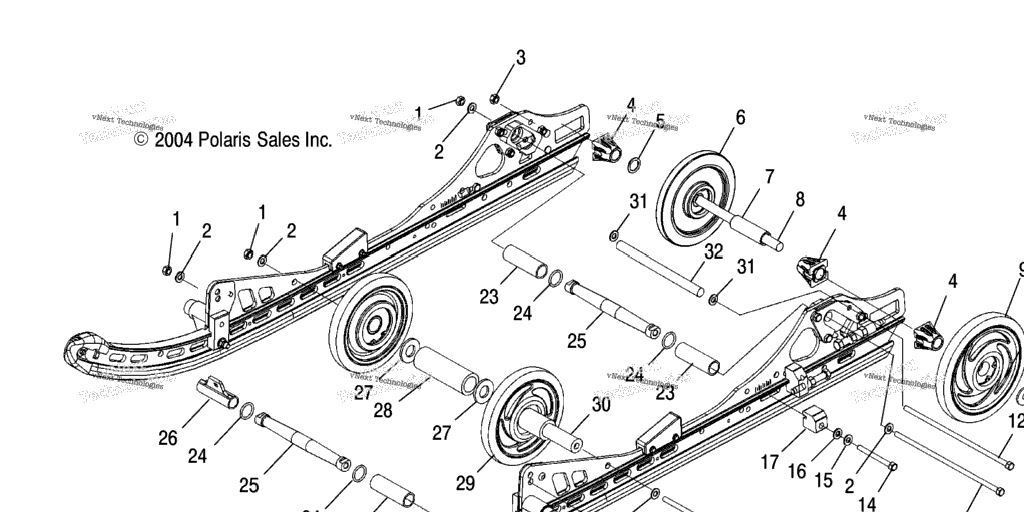 Схема узла Задняя Подвеска