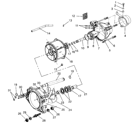 Схема узла Propulsion (Slt 750 B954170) Для Polaris Slt 750
