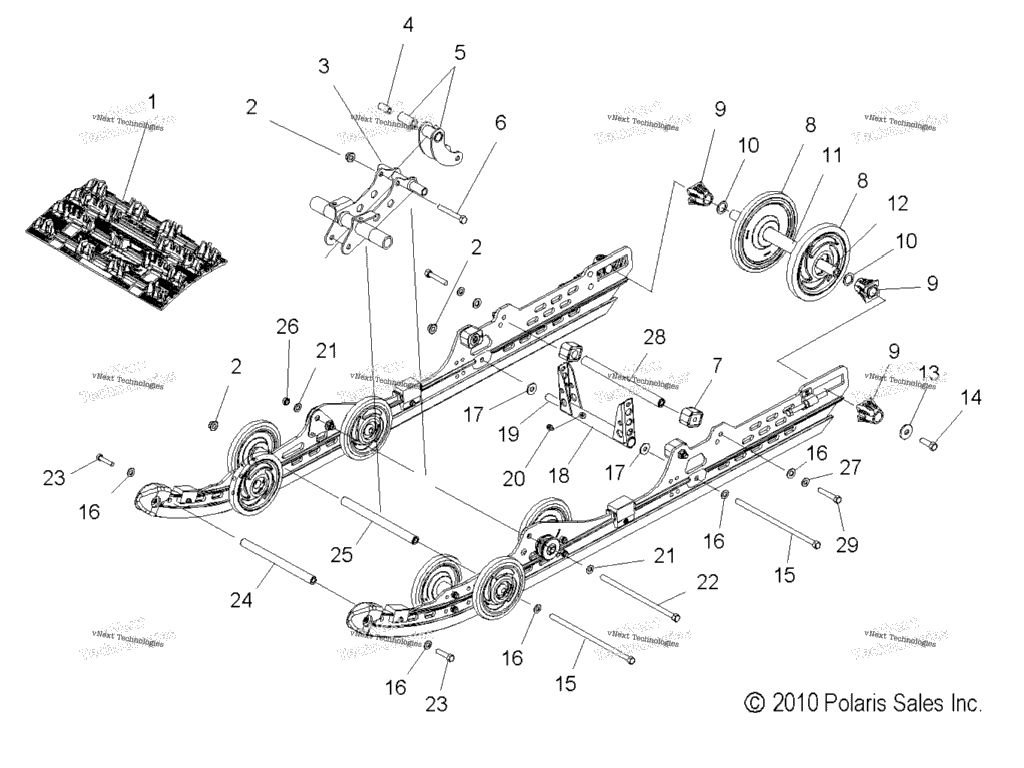 Схема узла Suspension, Rear, U.s. S12Pr5Bsa/Bsl