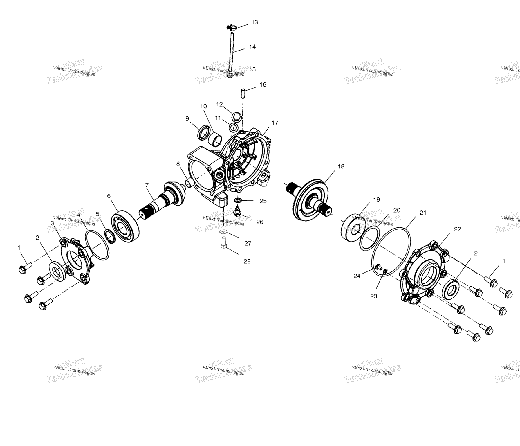 Схема узла Передняя Коробка A02Cl50Aa/Da