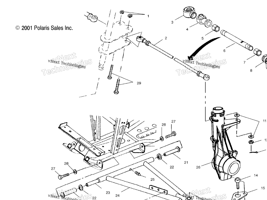 Схема узла Крепление Aarm/Strut A02Cd50Aa/Ab/Fb