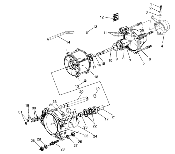 Схема узла Propulsion (Sl 750 B954070) Для Polaris Sl 750