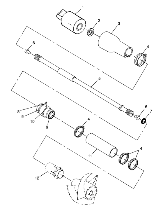 Схема узла Drive System (Sl 780 B964087 And Intl. Sl 780 I964087) Для Polaris Sl 780