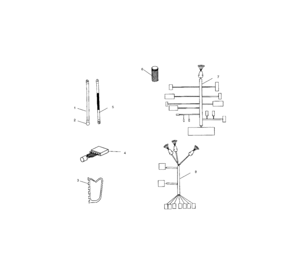 Схема узла Electrical Box (W025198C/D/I) Для Polaris Int\'l Virage Txi