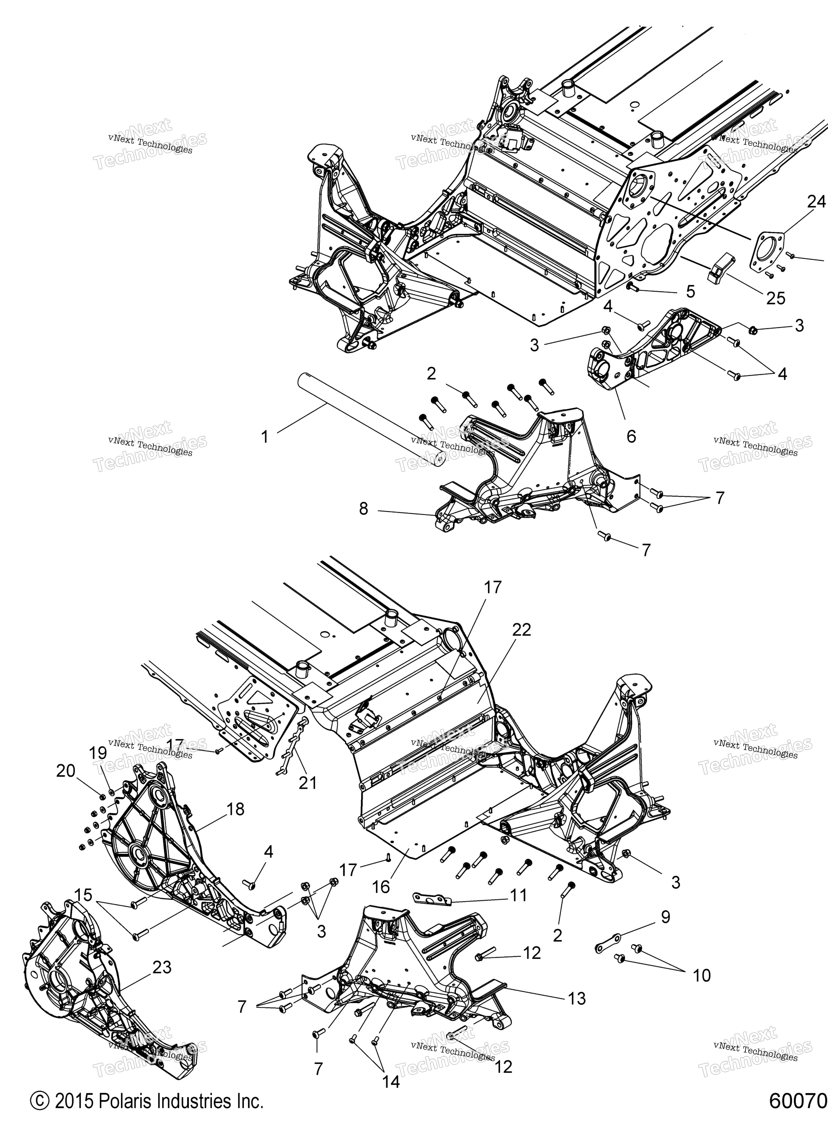 Схема узла Chassis, Bulkhead Asm. All Options