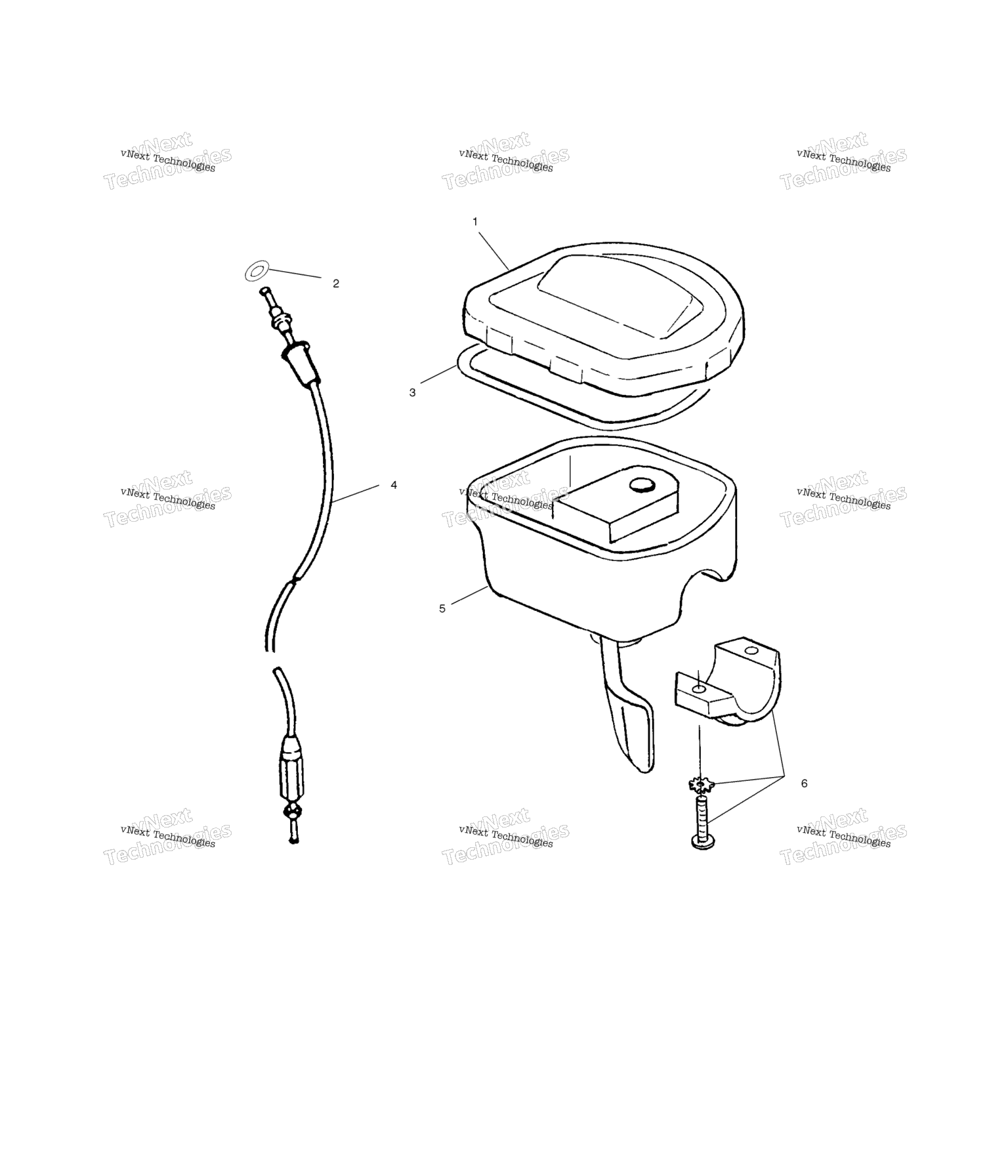 Схема узла Controls Throttle Asm./Cable A00Cb32Aa