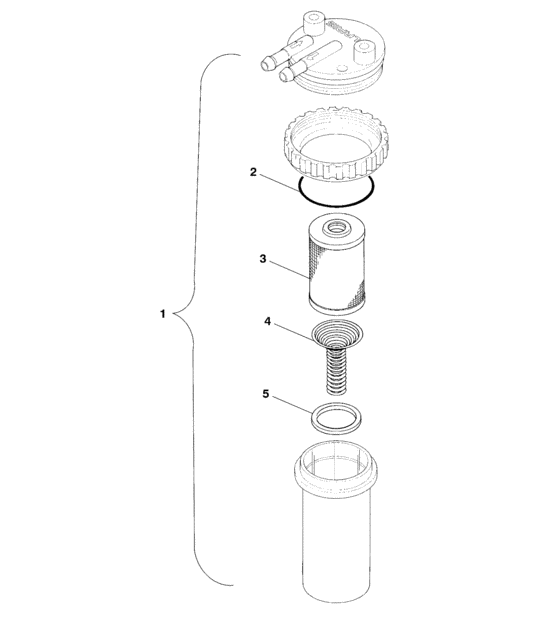 Схема узла Fuel/Water Separator (I994590) Для Polaris Sltx